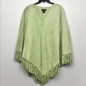 NEVER WORN SUEDE PONCHO by METROSTYLE!